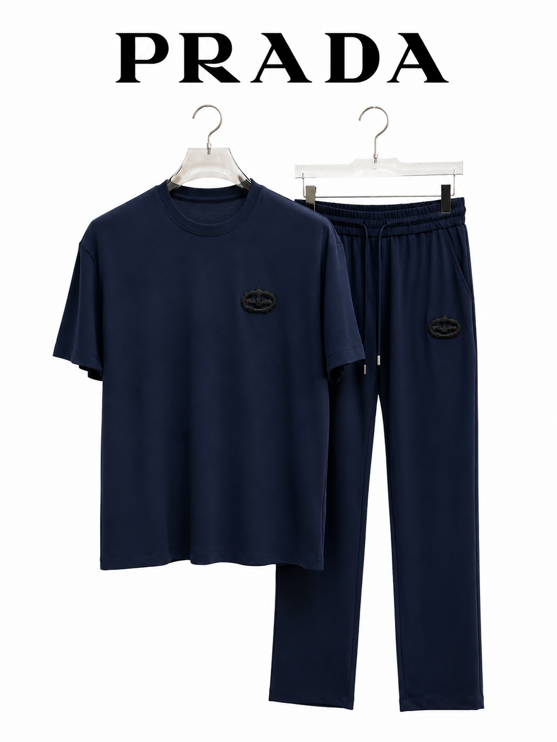 Prada Navy Luxury Tracksuit – Minimalist Elegance & Everyday Comfort