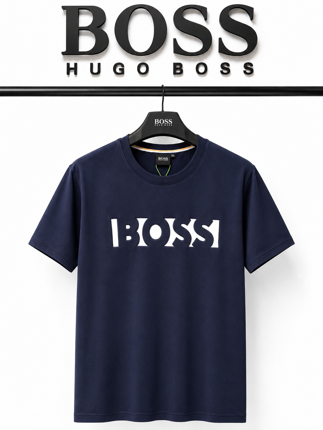 Hugo Boss Navy Blue Logo T-Shirt