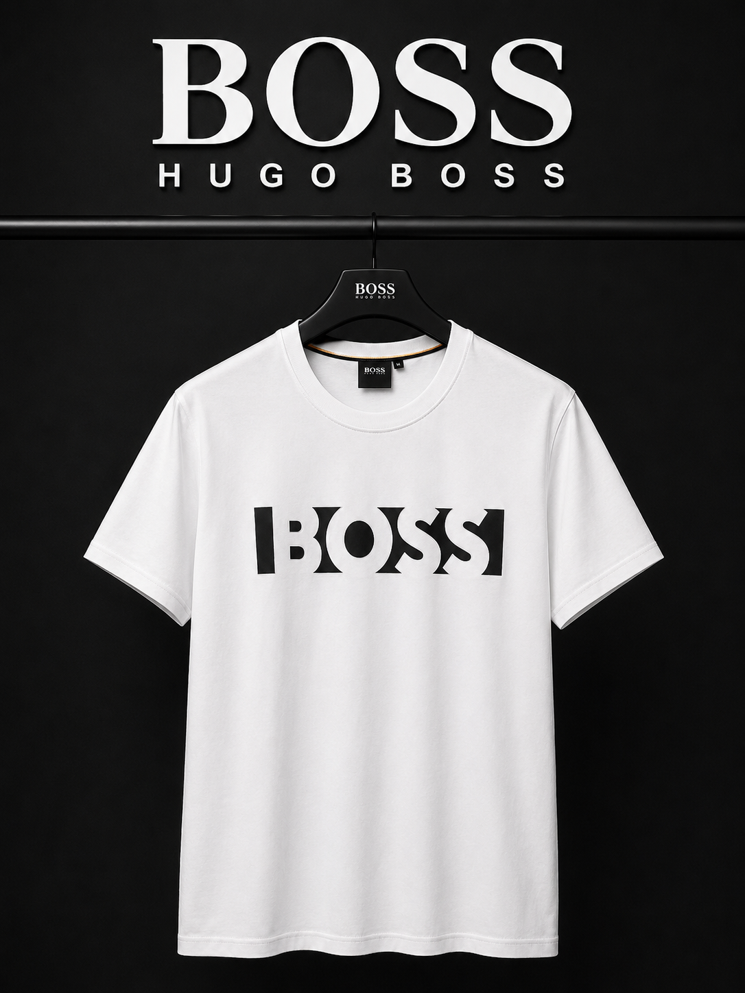 Hugo Boss White Logo T-Shirt