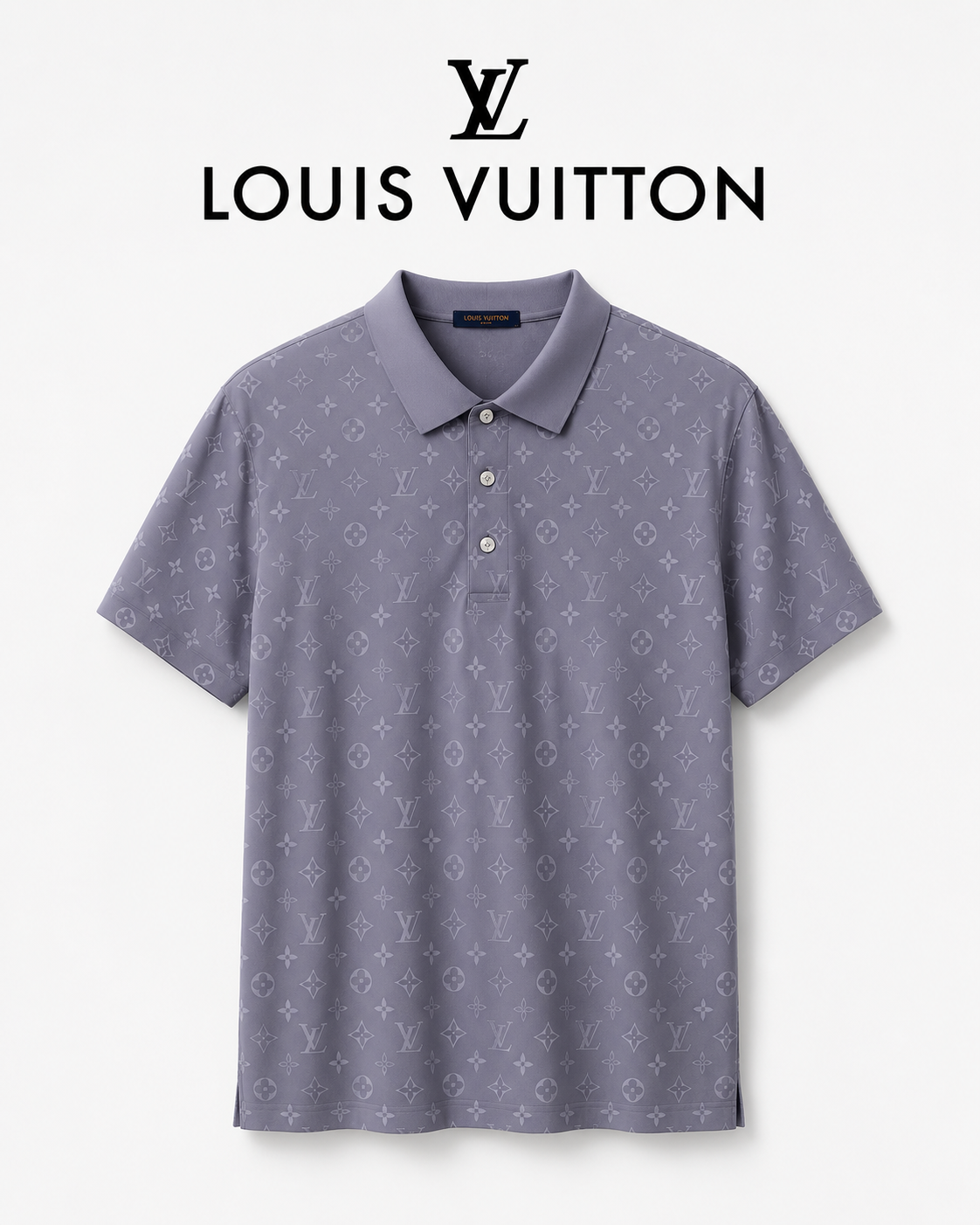 Louis Vuitton Premium Lavender Polo Shirt
