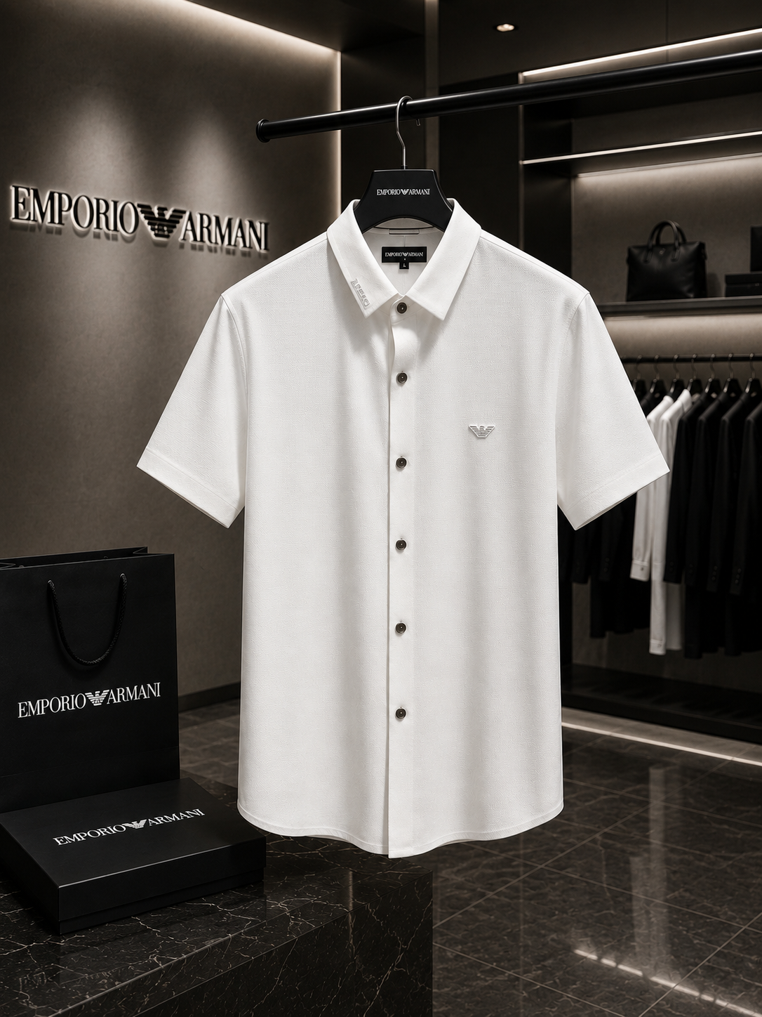 Emporio Armani Milano White Shirt