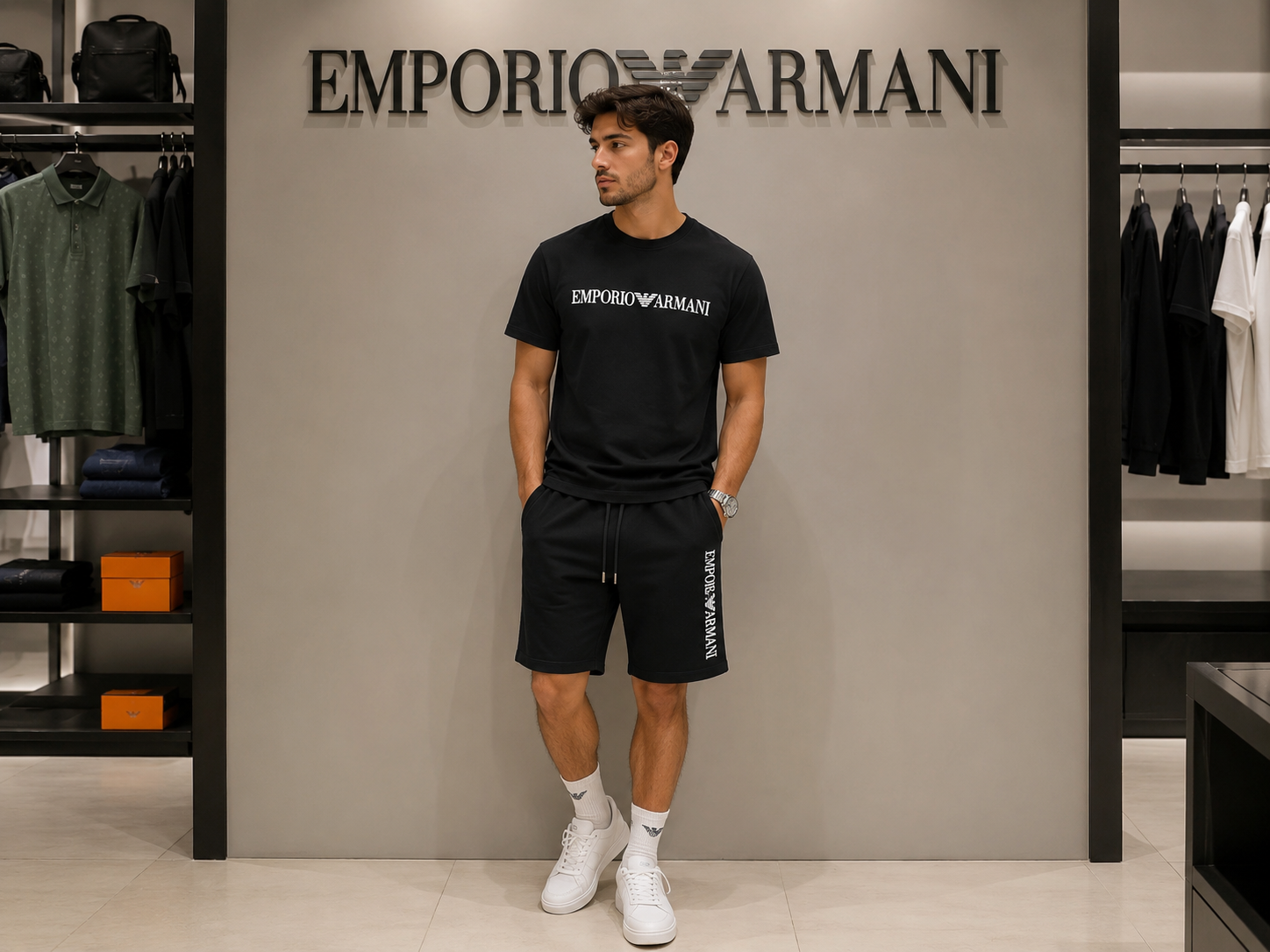 Emporio Armani Milano Black Suit