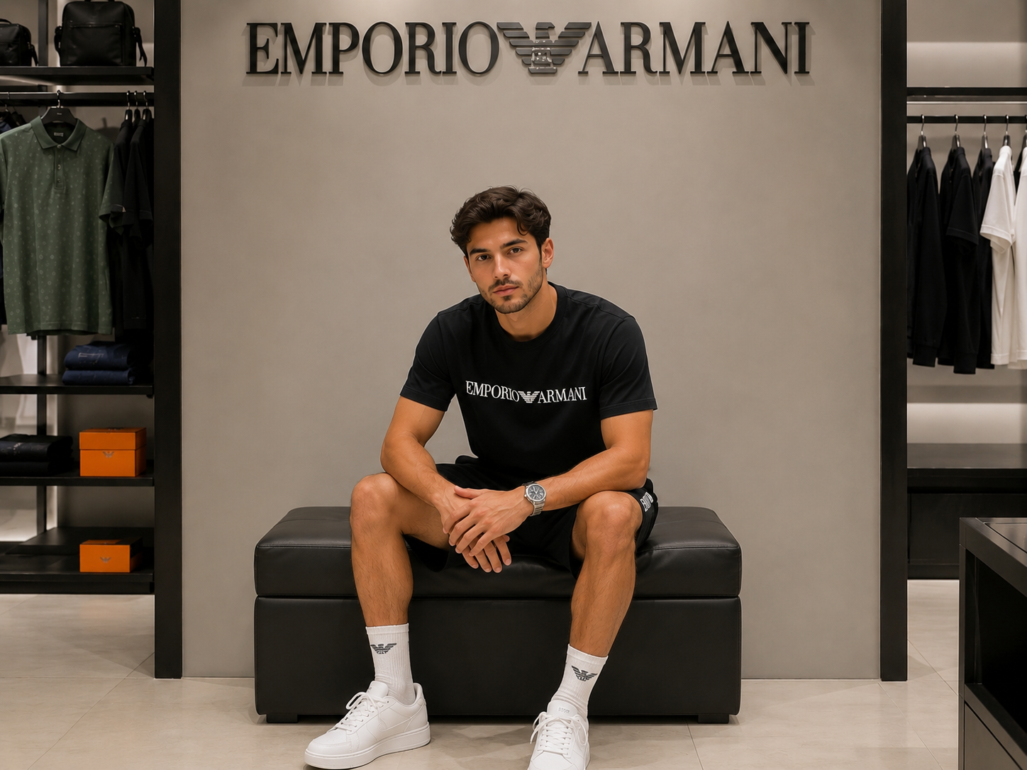Emporio Armani Milano Black Suit