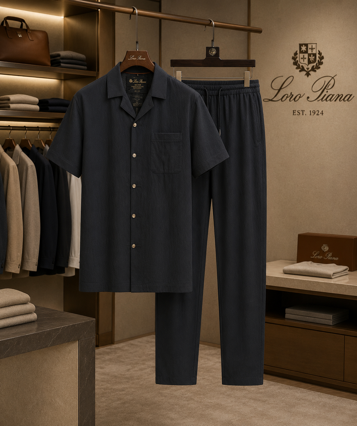 Loro Piana Black Suit