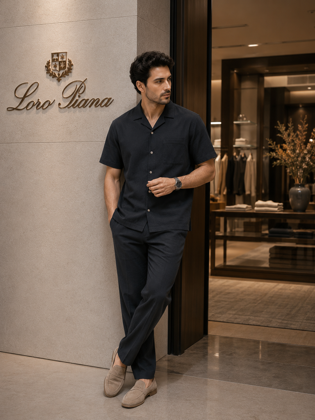Loro Piana Black Suit