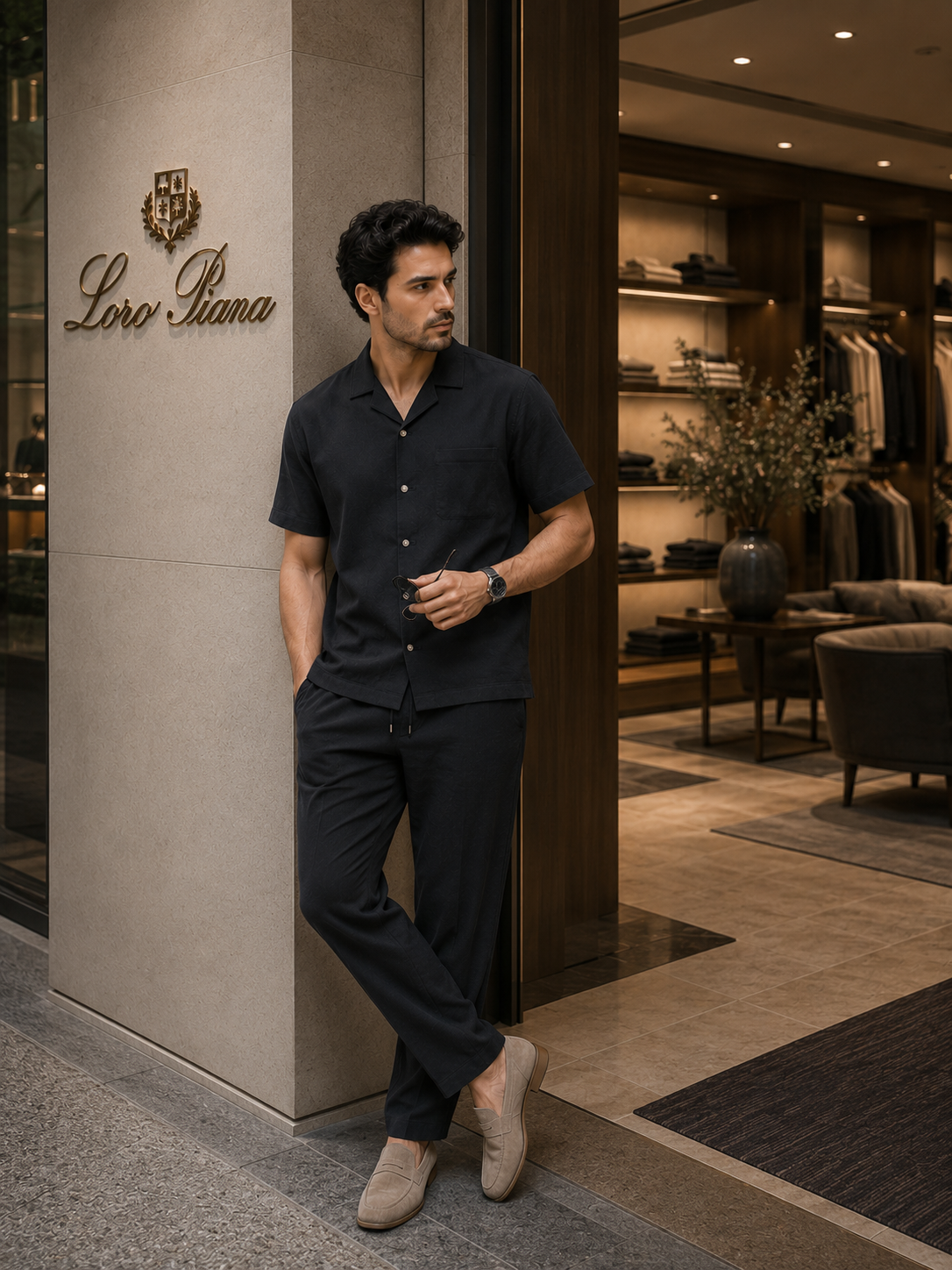 Loro Piana Black Suit