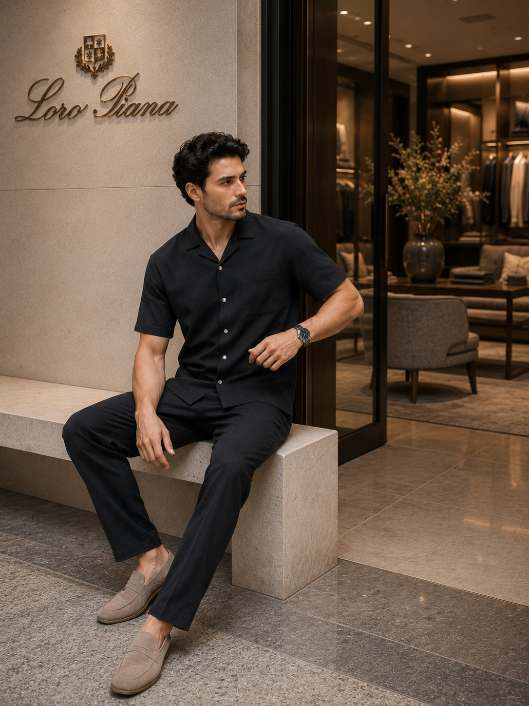 Loro Piana Black Suit
