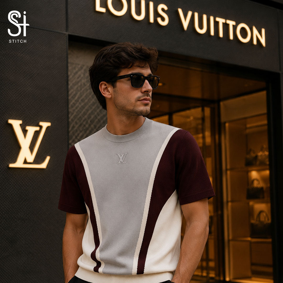 Louis Vuitton Color-Block T-Shirt