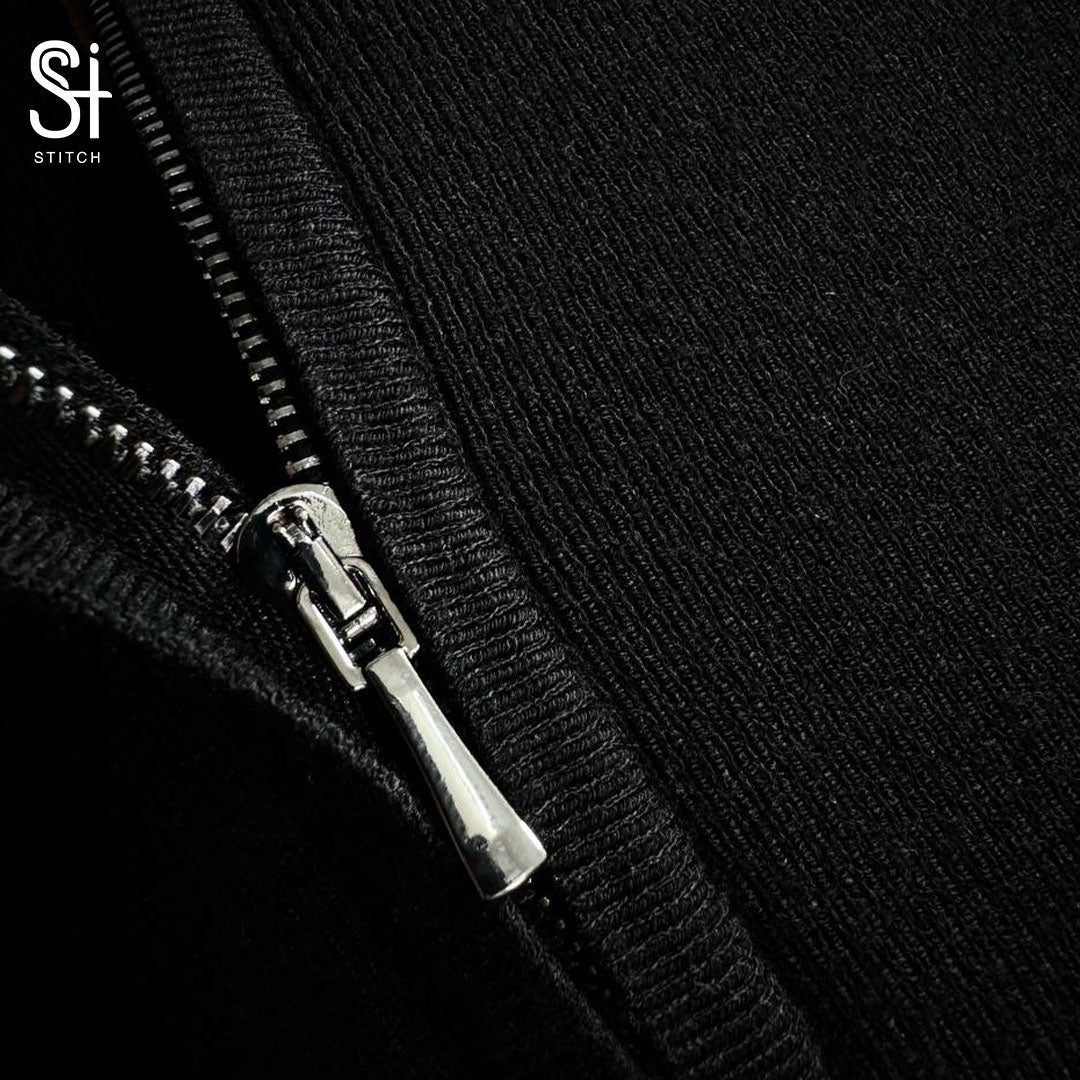 BOSS Black Zip Polo T-Shirt