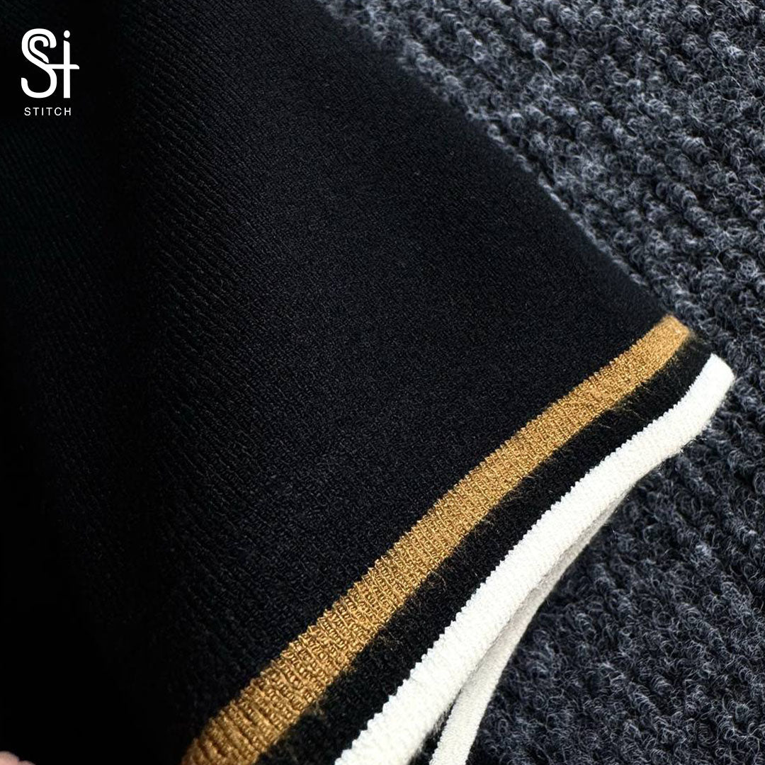 BOSS Black Zip Polo T-Shirt