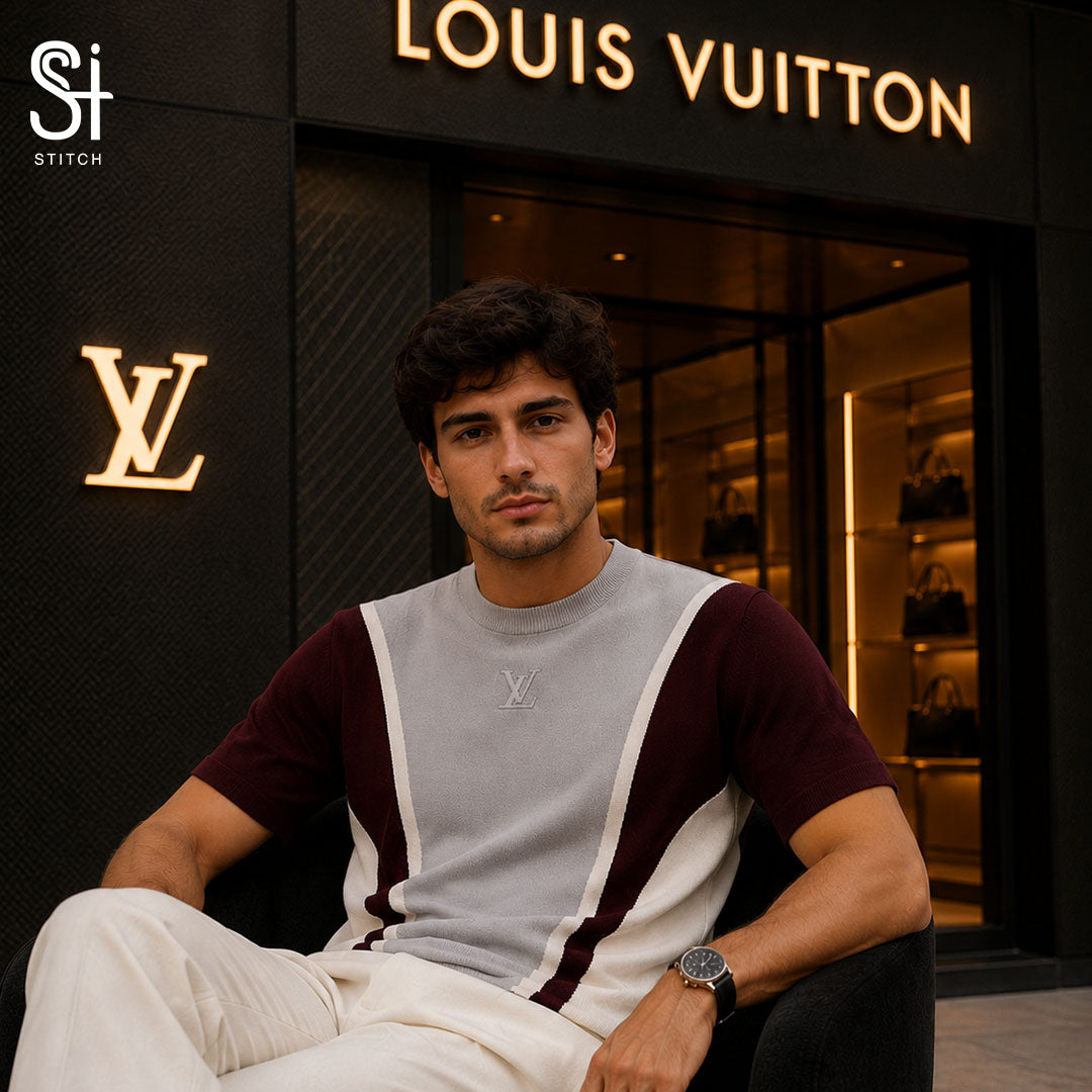Louis Vuitton Color-Block T-Shirt