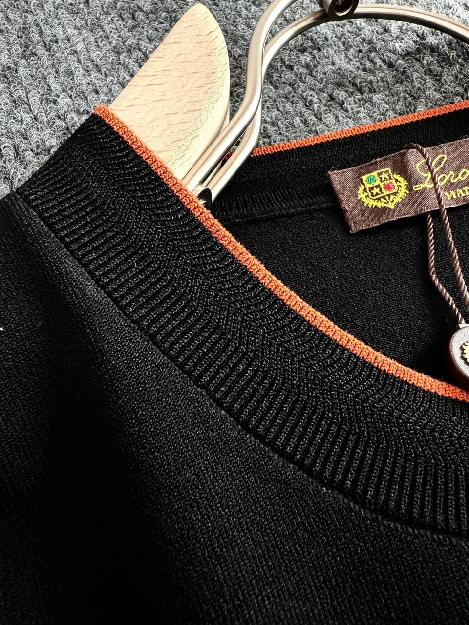 Loro Piana Premium Tee – Quiet Luxury in Black