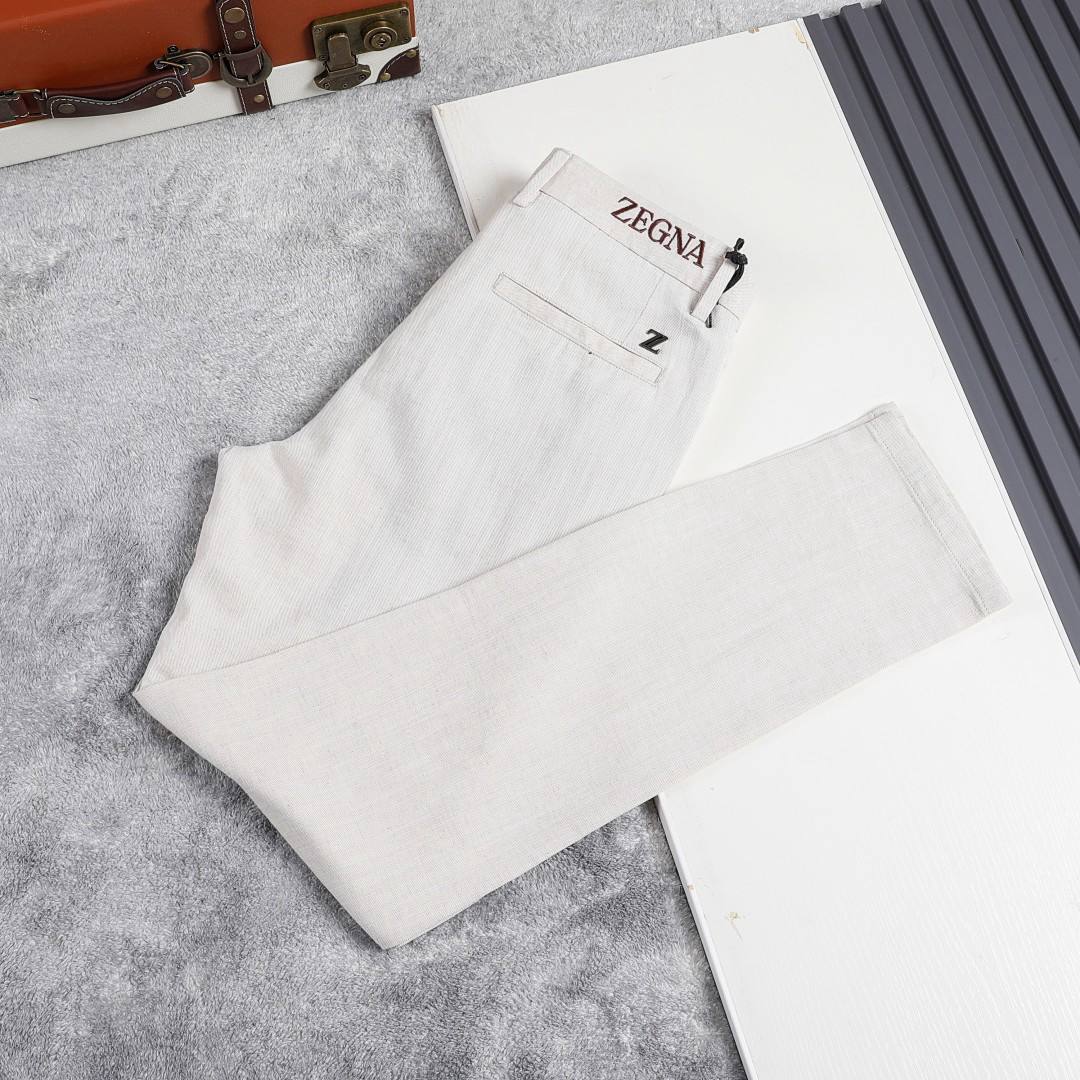 Zegna Pant Luxury (Oatmeal Beige) Trousers