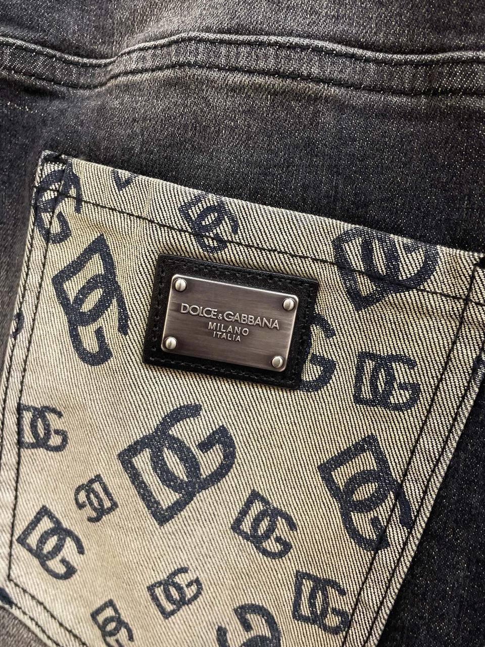 Dolce & Gabbana Black Washed Jeans
