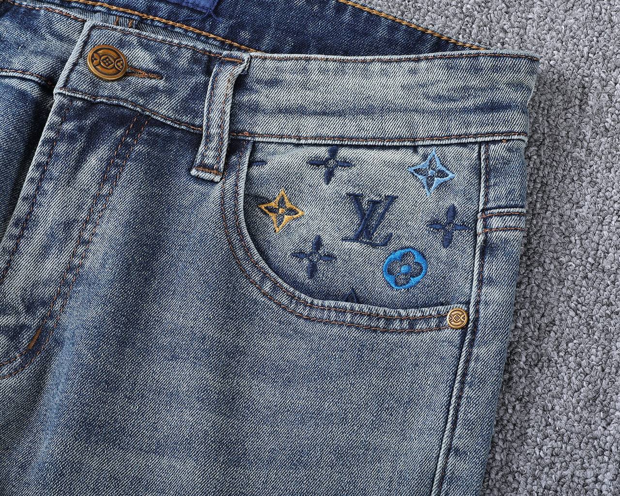 Louis Vuitton Light Blue Washed Jeans
