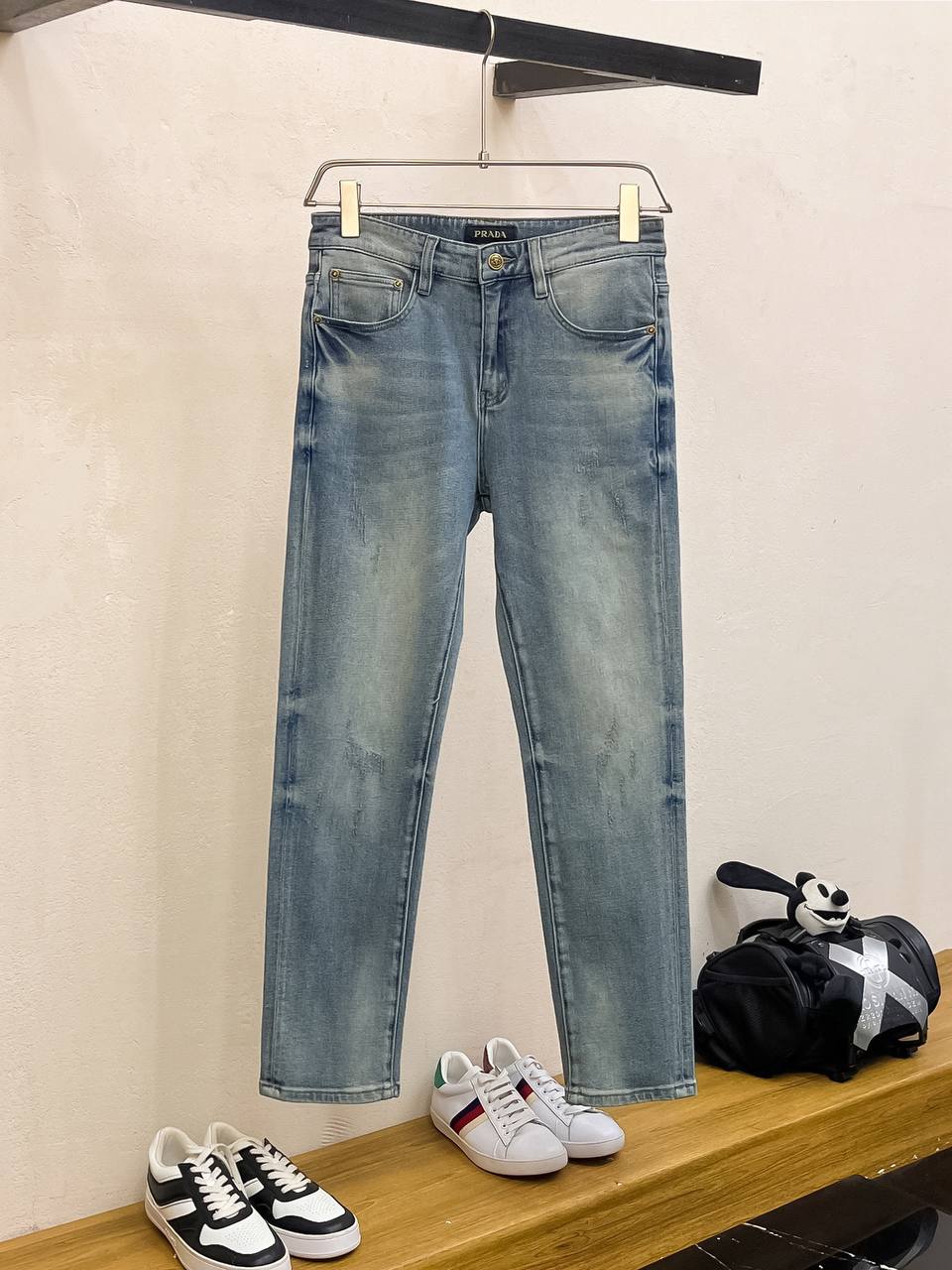 Prada Light Wash Denim Jeans – Ice Blue
