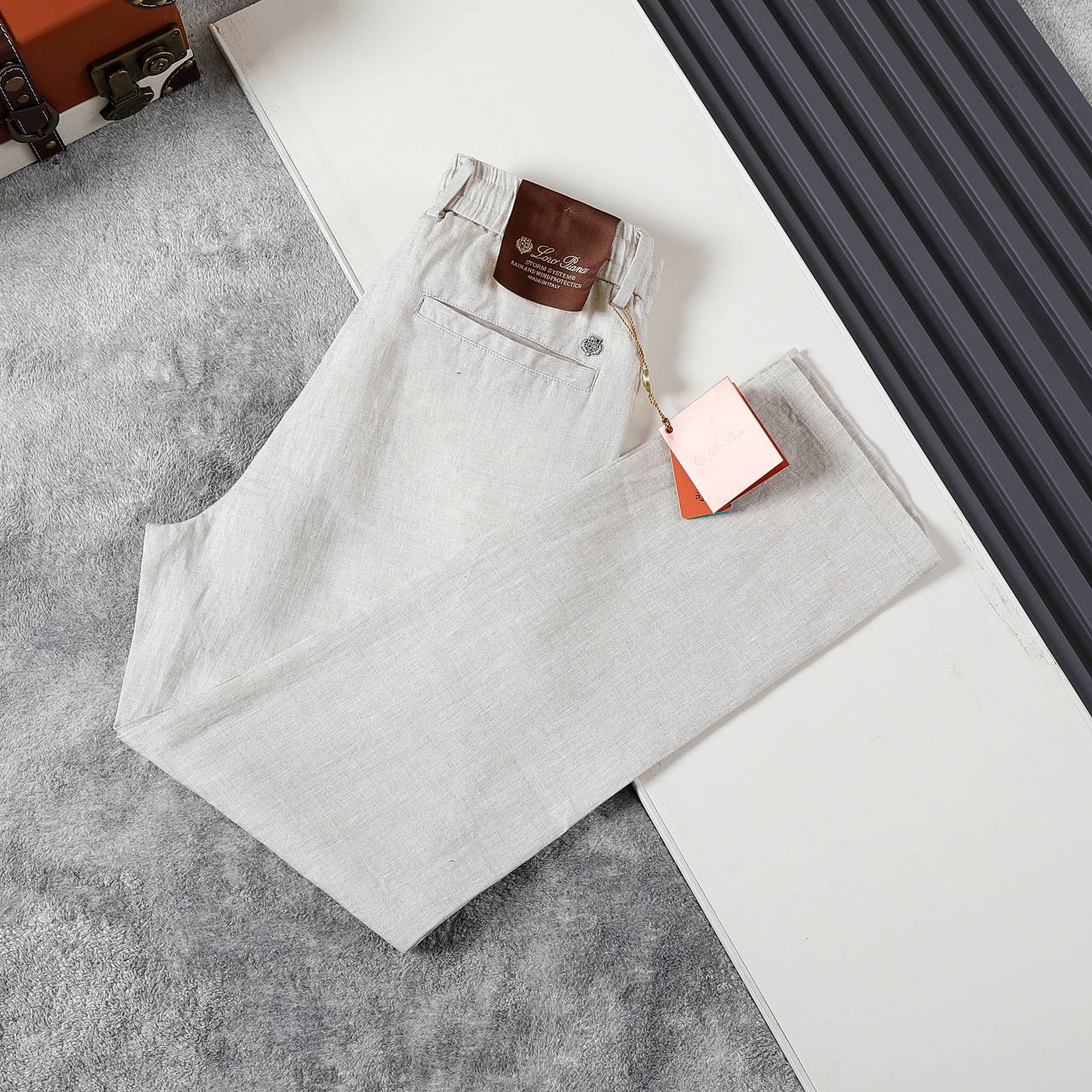 Loro Piana - Andre Linen Straight-Leg Trousers (Oatmeal Beige)