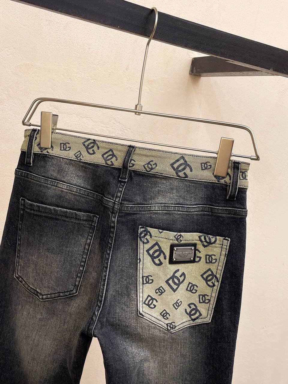 Dolce & Gabbana Black Washed Jeans