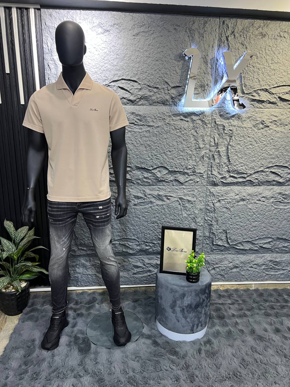 Loro Piana Open Collar Polo