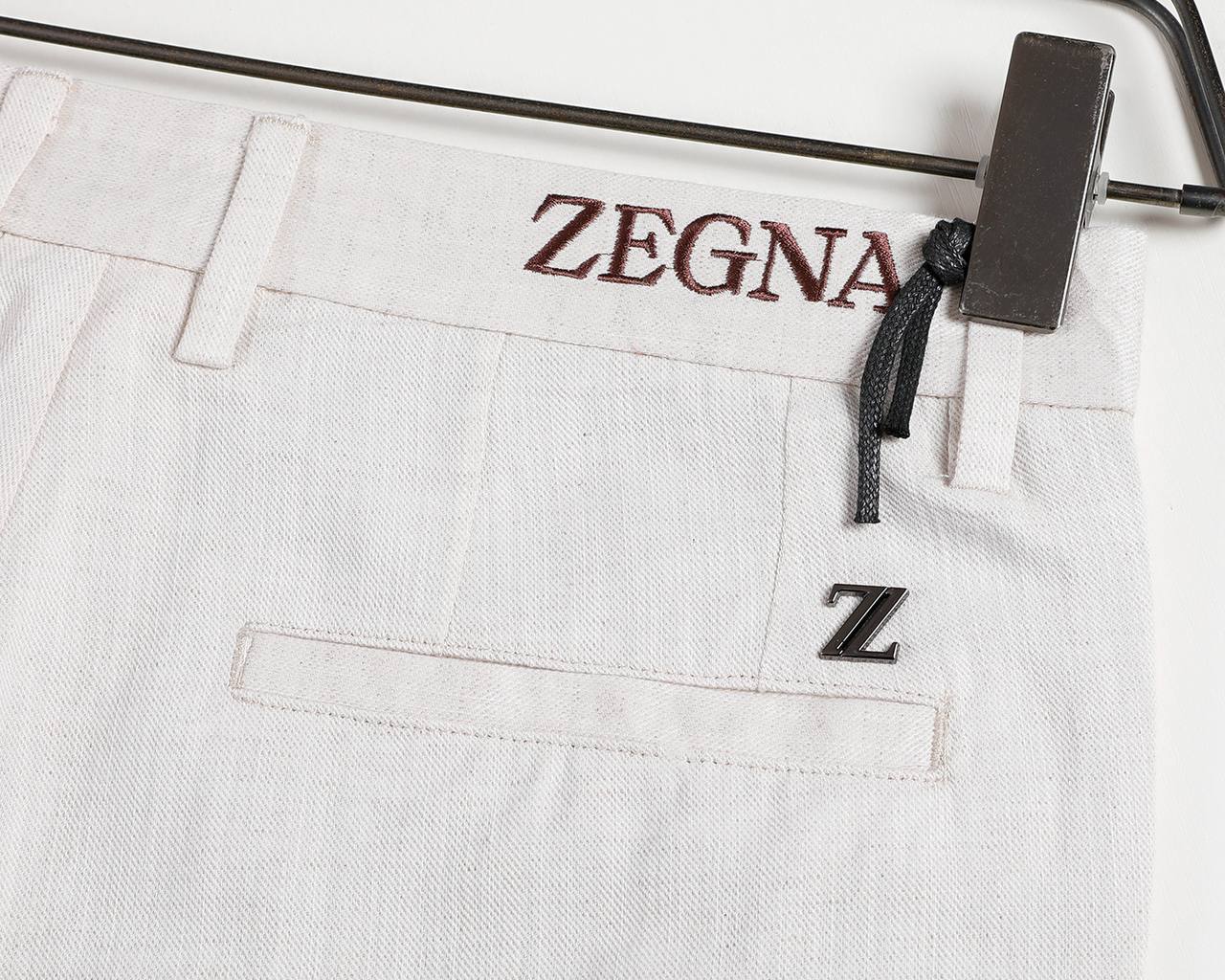 Zegna Pant Luxury (Oatmeal Beige) Trousers