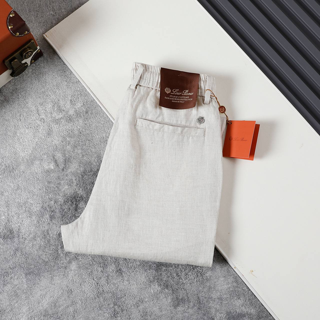 Loro Piana - Andre Linen Straight-Leg Trousers (Oatmeal Beige)