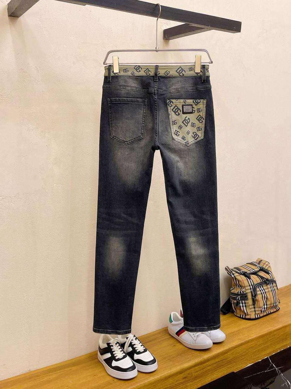 Dolce & Gabbana Black Washed Jeans