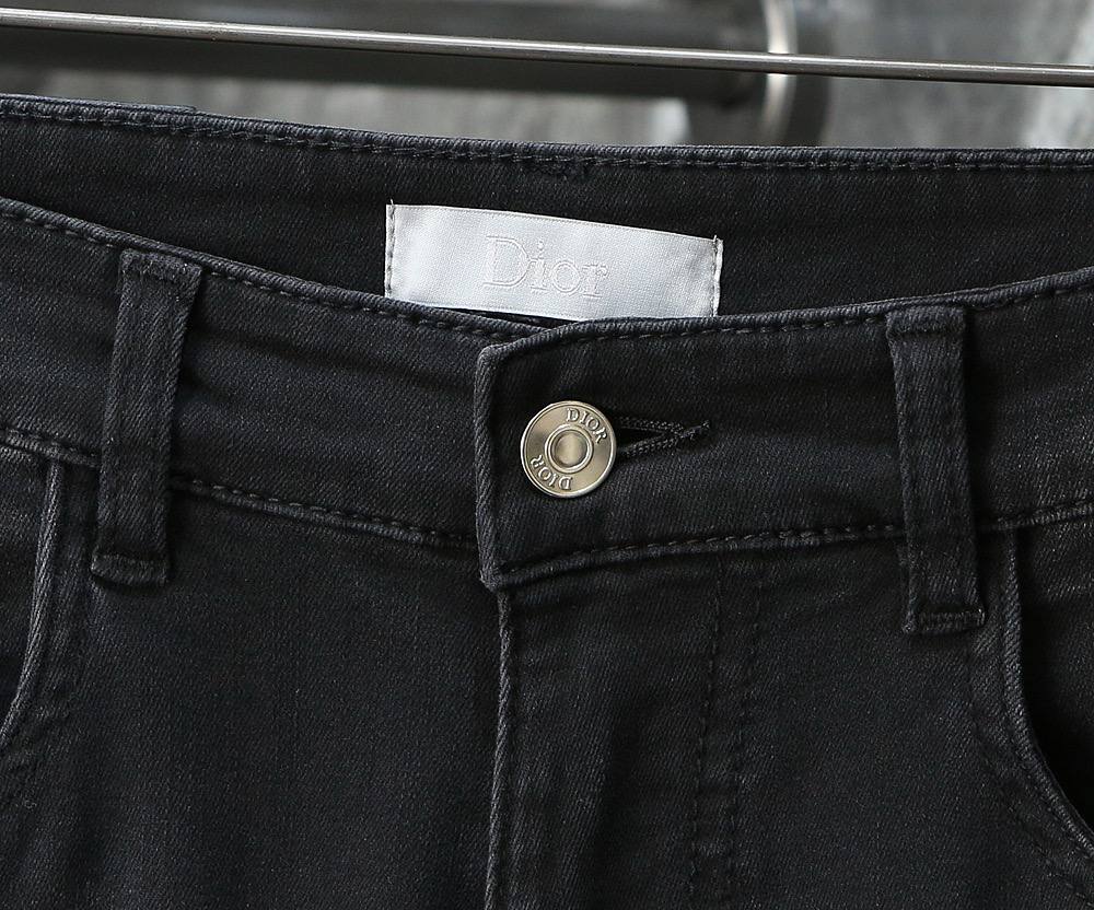 Dior Black Washed Denim Jeans