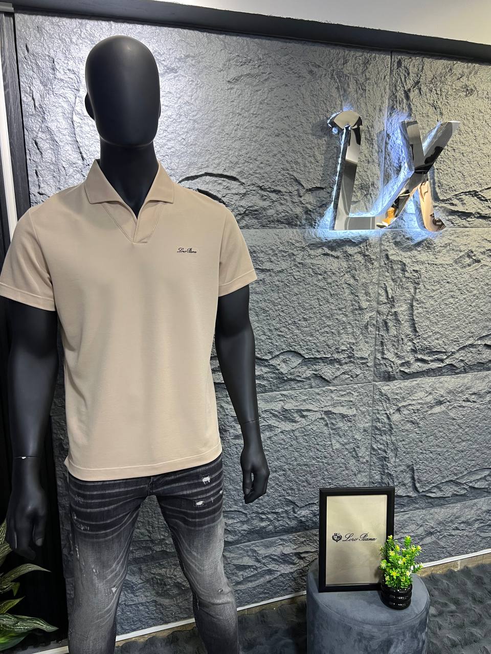 Loro Piana Open Collar Polo