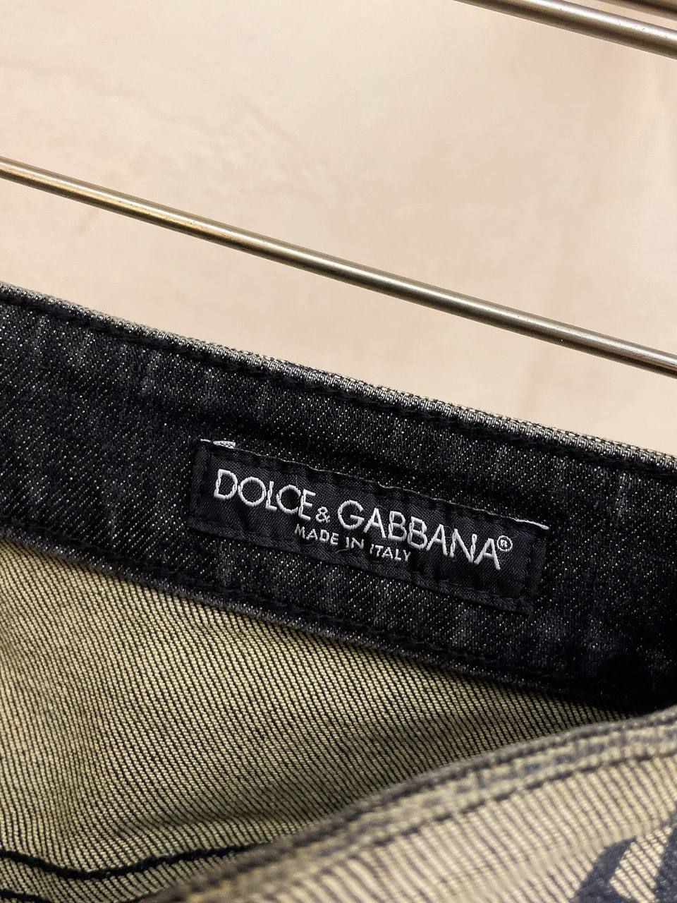 Dolce & Gabbana Black Washed Jeans