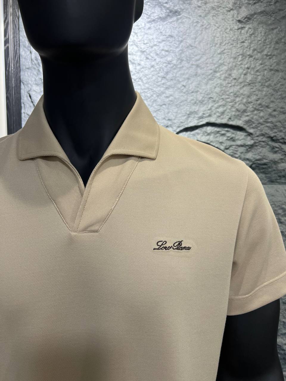 Loro Piana Open Collar Polo