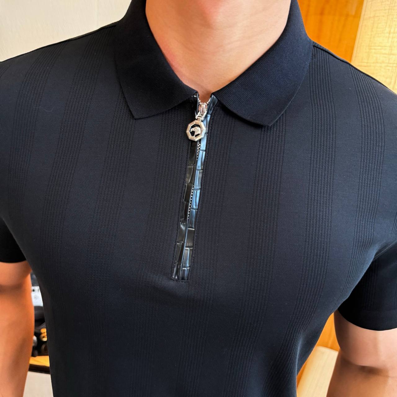 Stefano Ricci Luxury Zip Polo – Modern Italian Sophistication ✨