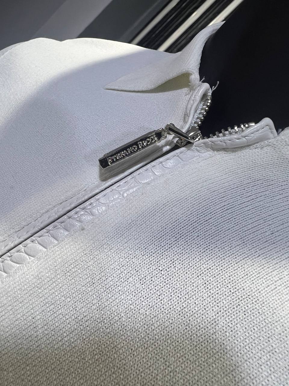 Stefano Ricci luxury white polo shirt