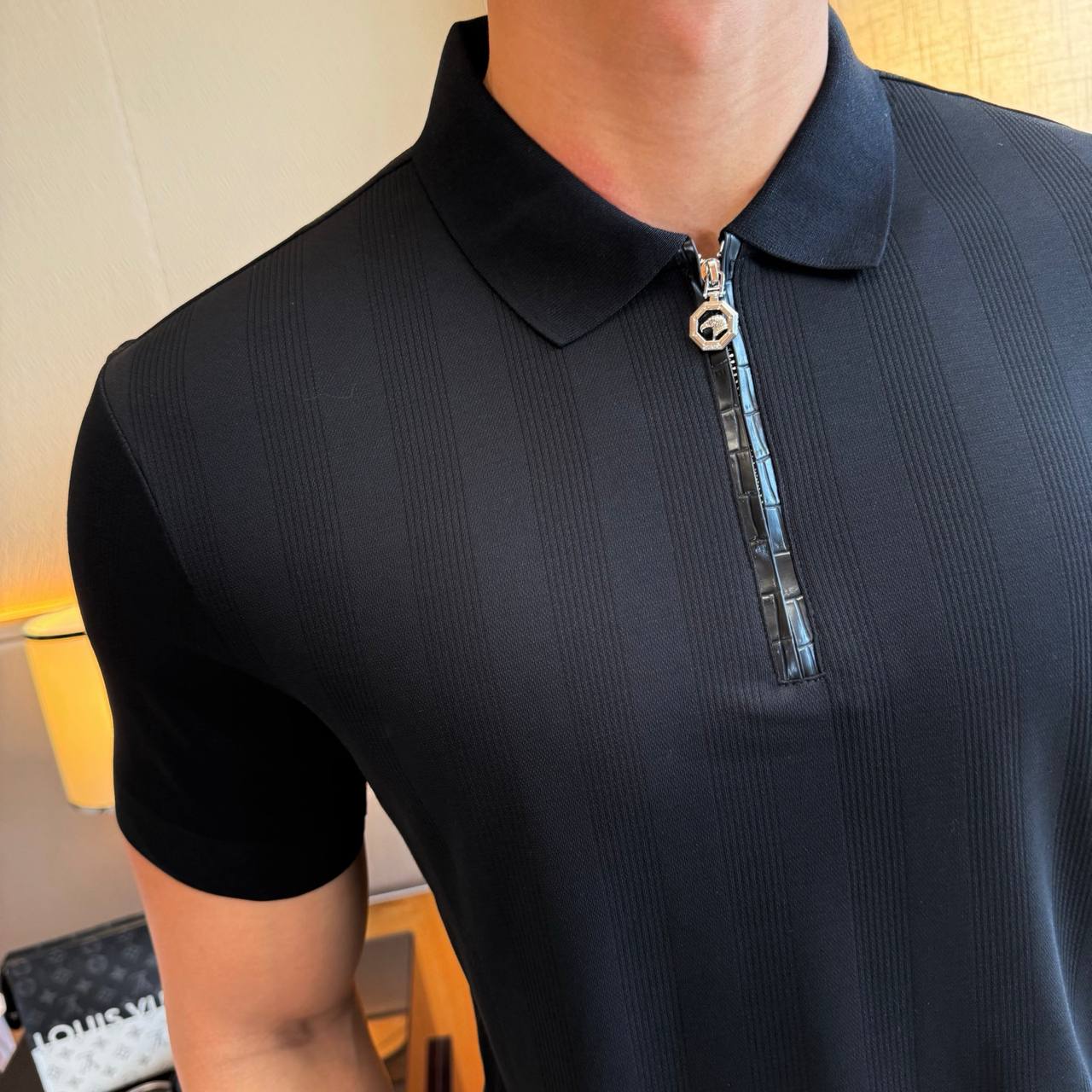 Stefano Ricci Luxury Zip Polo – Modern Italian Sophistication ✨