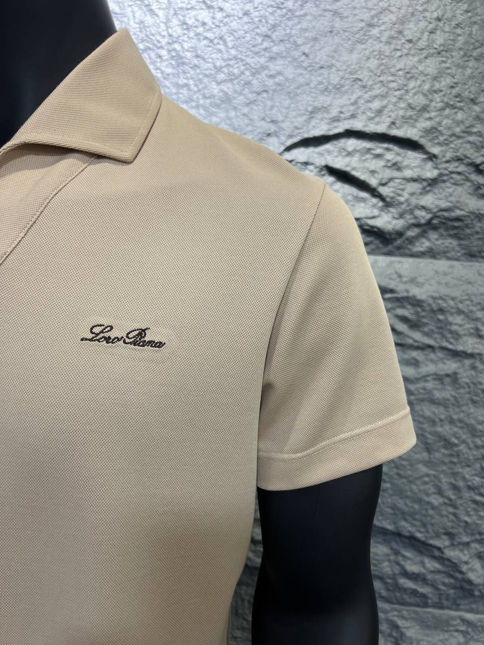 Loro Piana Open Collar Polo