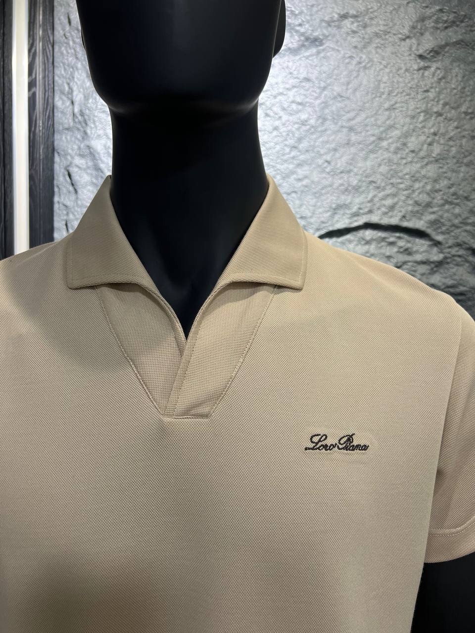 Loro Piana Open Collar Polo