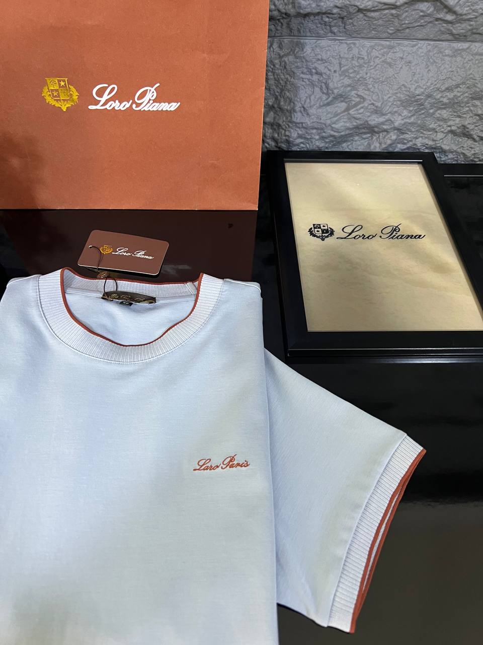 Loro Piana Baby Blue Premium T-Shirt | Timeless Luxury & Soft Comfort