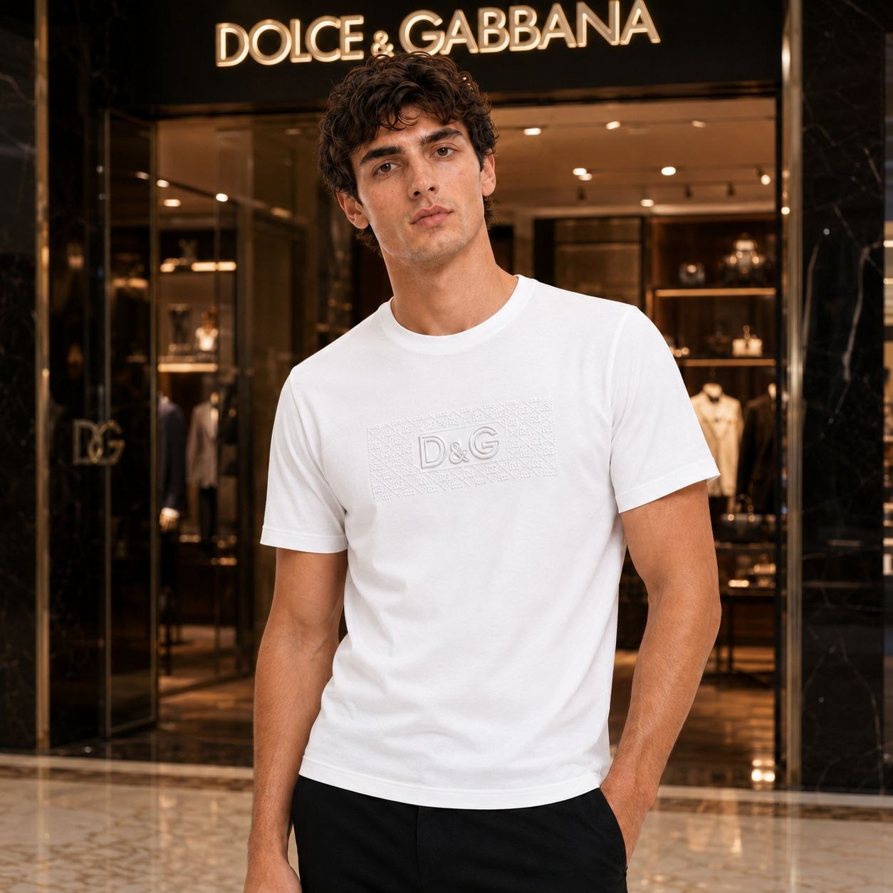 Dolce & Gabbana Signature Tee – Modern Italian Luxury