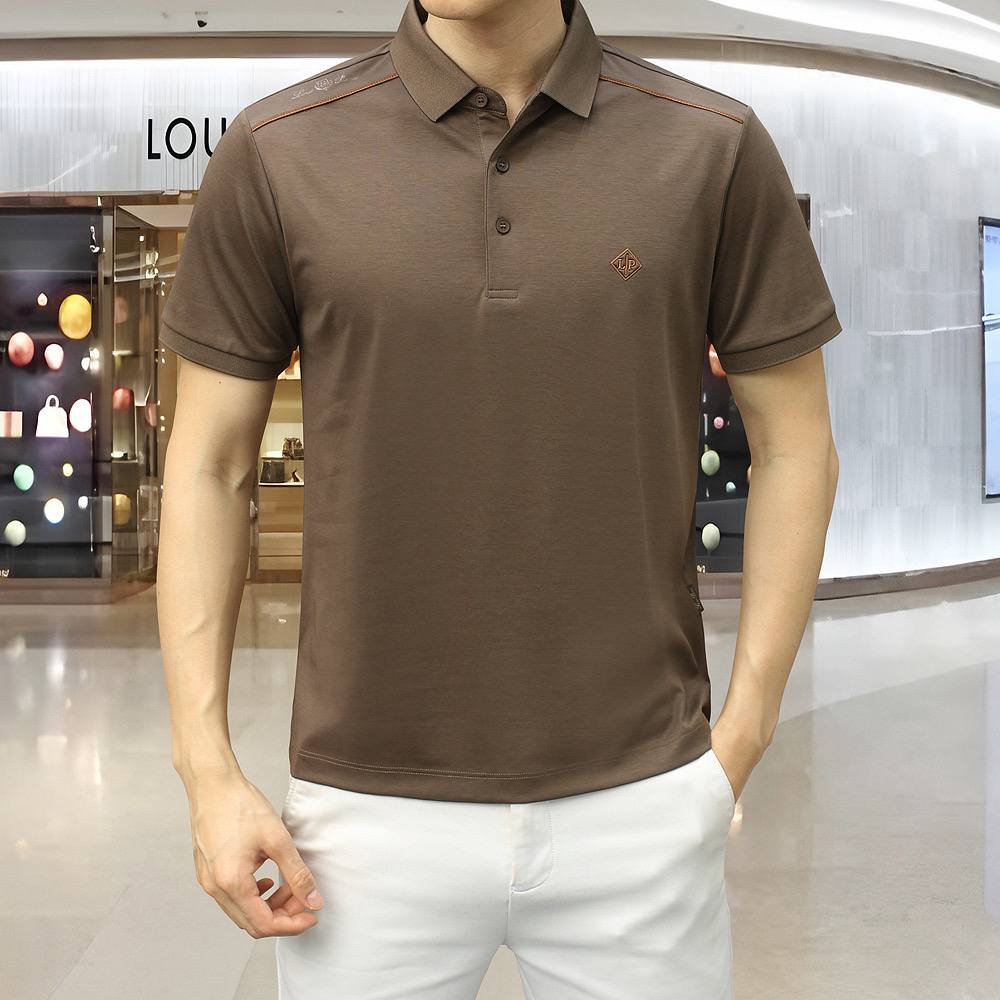 Loro Piana Brown Polo Shirt