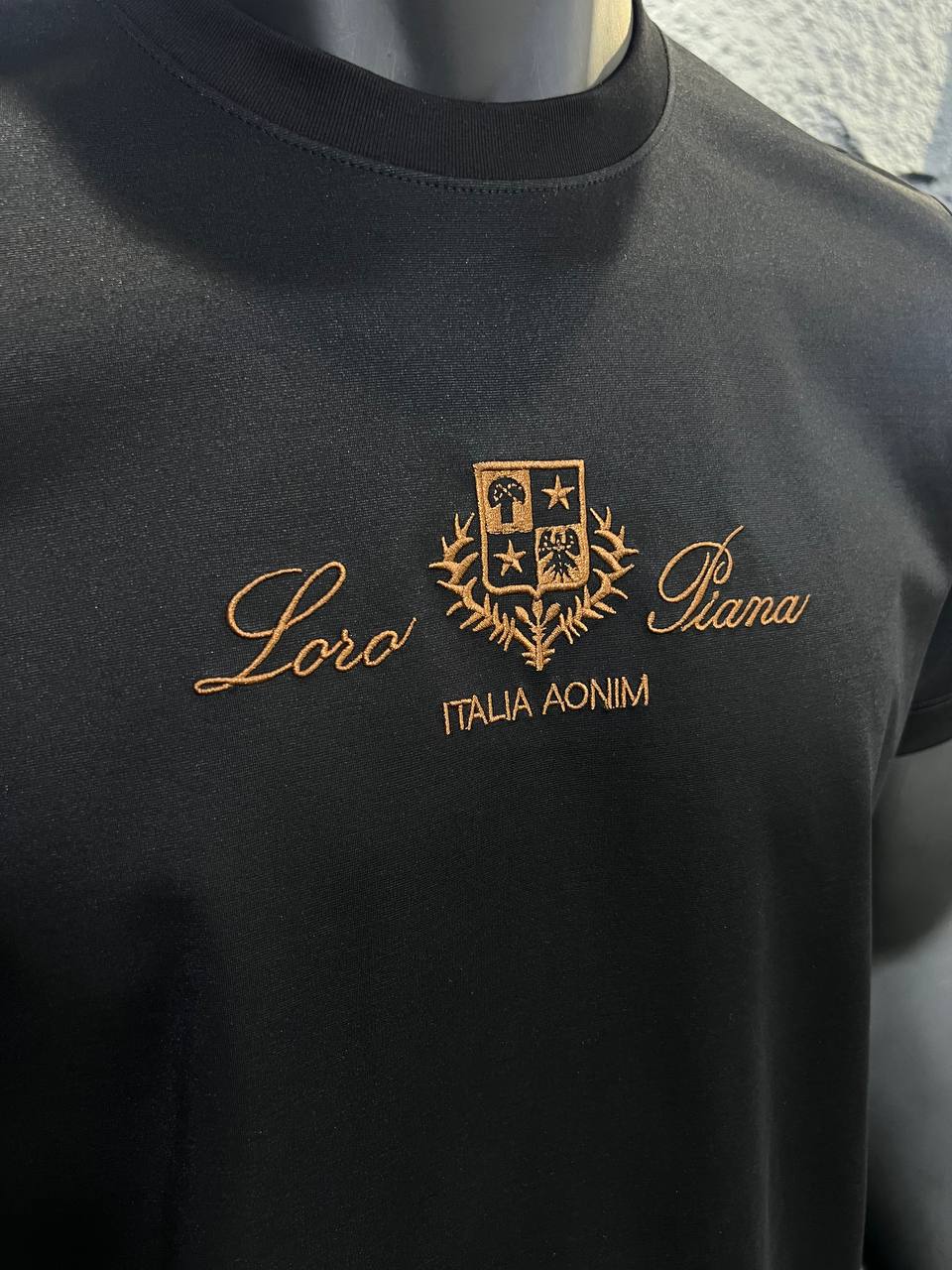 Loro Piana Signature T-Shirt – Black Edition