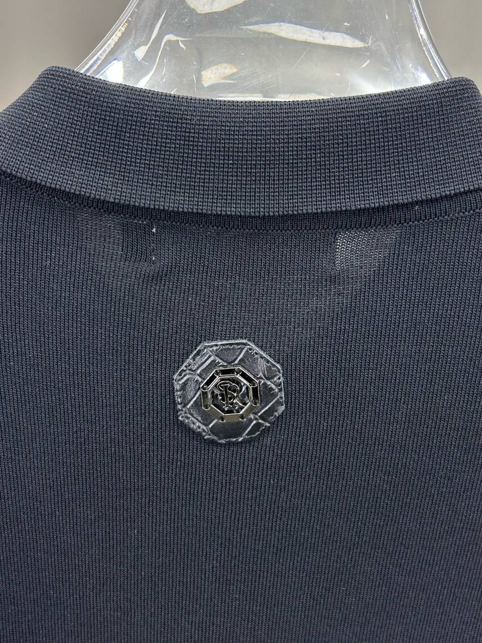 Stefano Ricci luxury black polo shirt