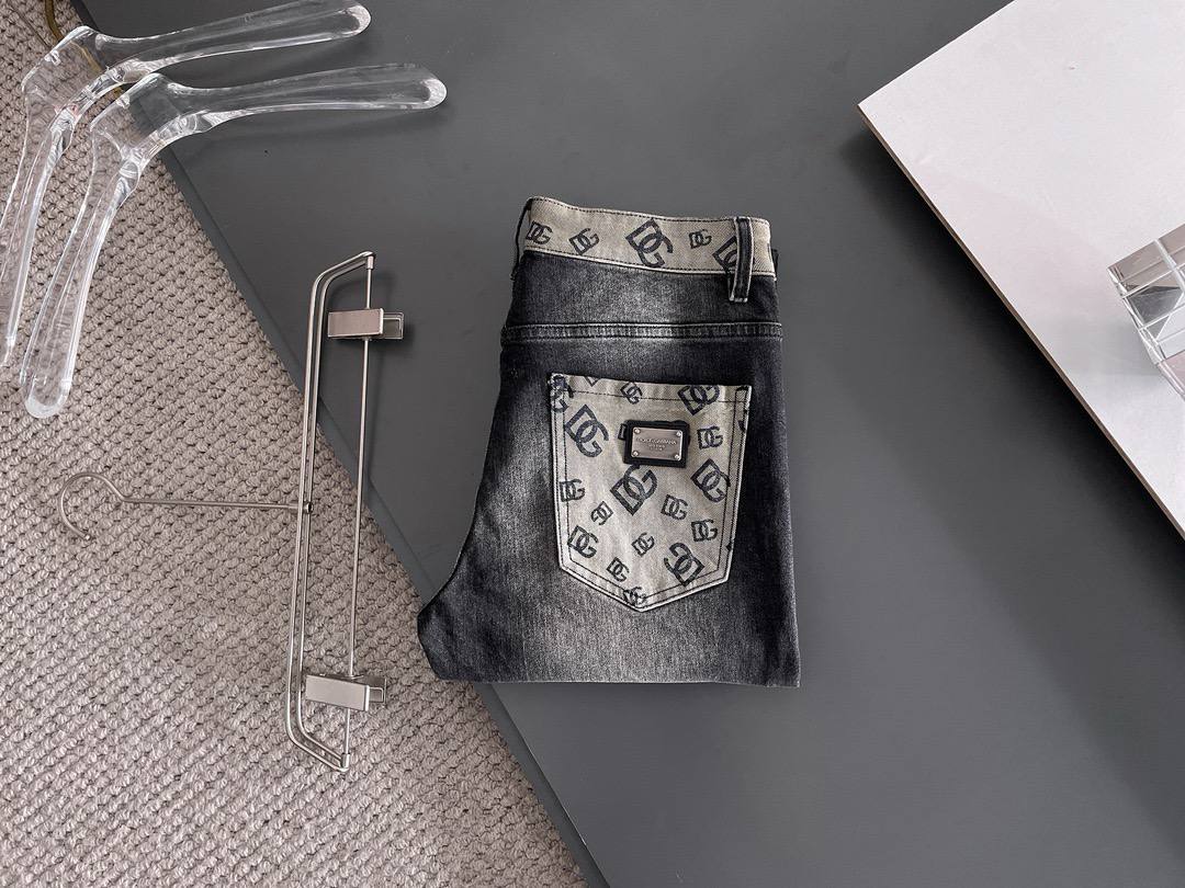 Dolce & Gabbana Black Washed Jeans