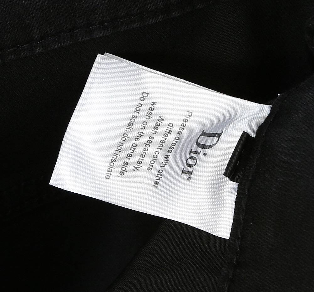 Dior Black Washed Denim Jeans