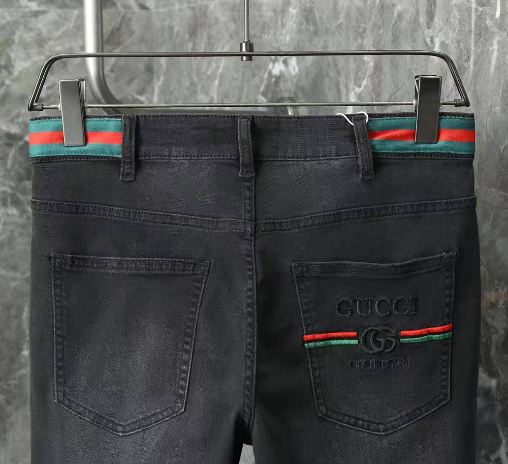 Gucci Black Washed Denim Jeans