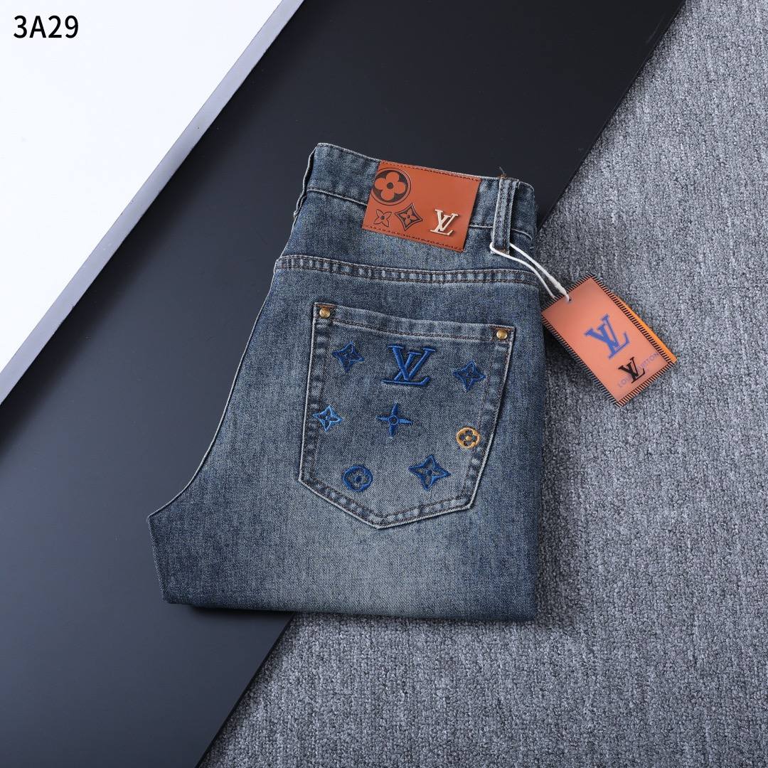 Louis Vuitton Light Blue Washed Jeans