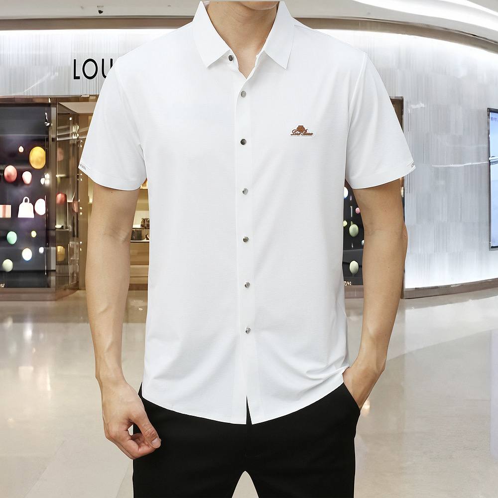 Loro Piana Short Sleeve Shirt – Effortless Luxury & Clean Elegance