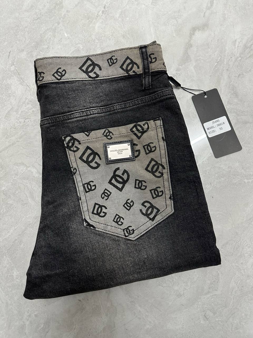 Dolce & Gabbana Black Washed Jeans