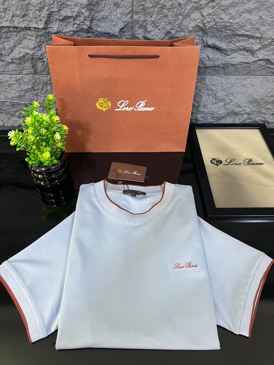 Loro Piana Baby Blue Premium T-Shirt | Timeless Luxury & Soft Comfort