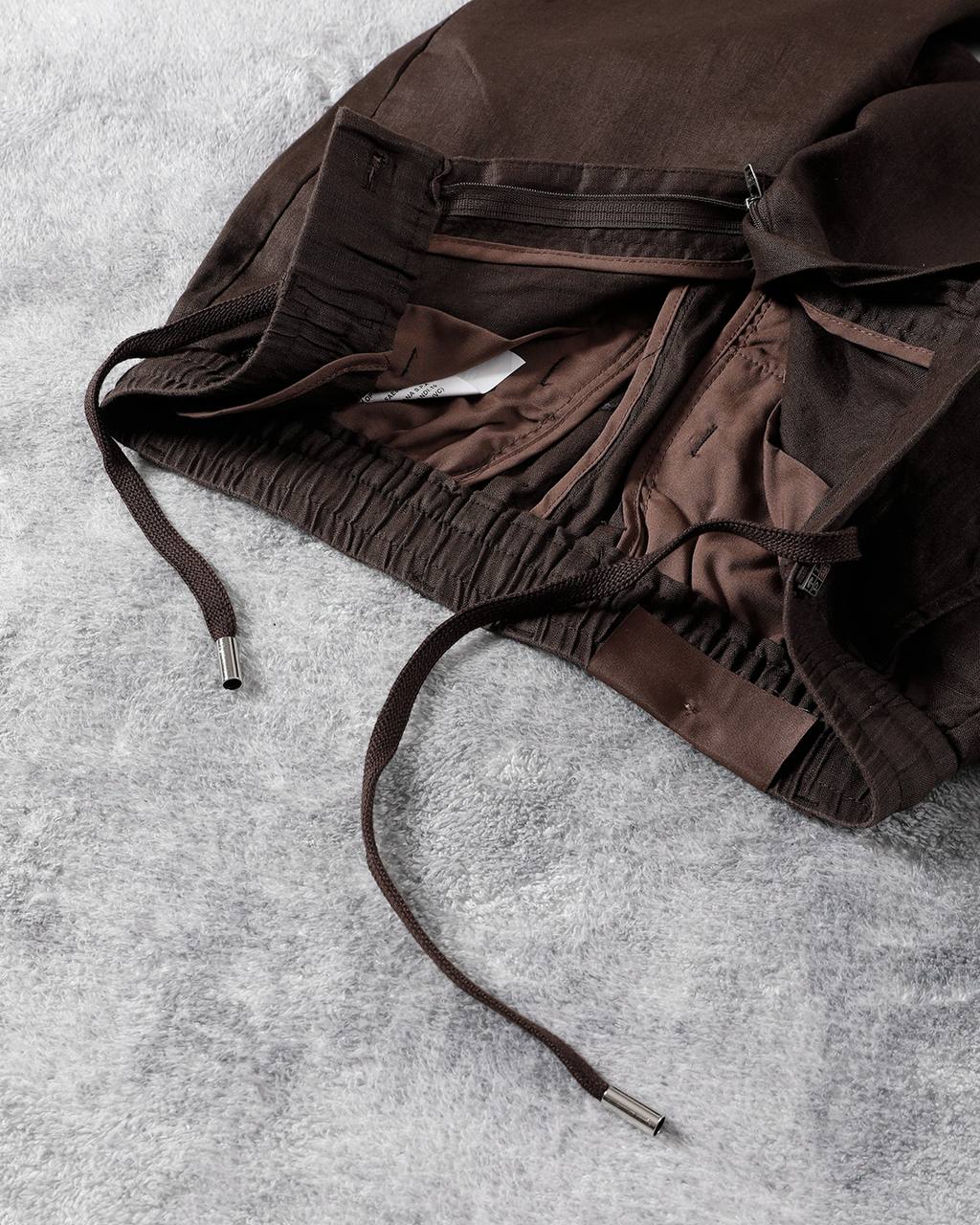 Loro Piana - Andre Linen Straight-Leg Trousers (Brown)