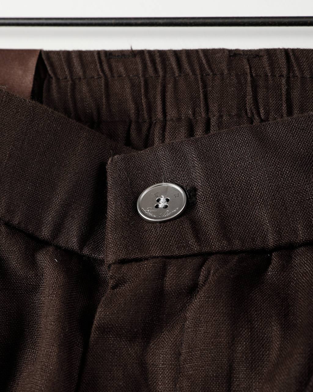 Loro Piana - Andre Linen Straight-Leg Trousers (Brown)