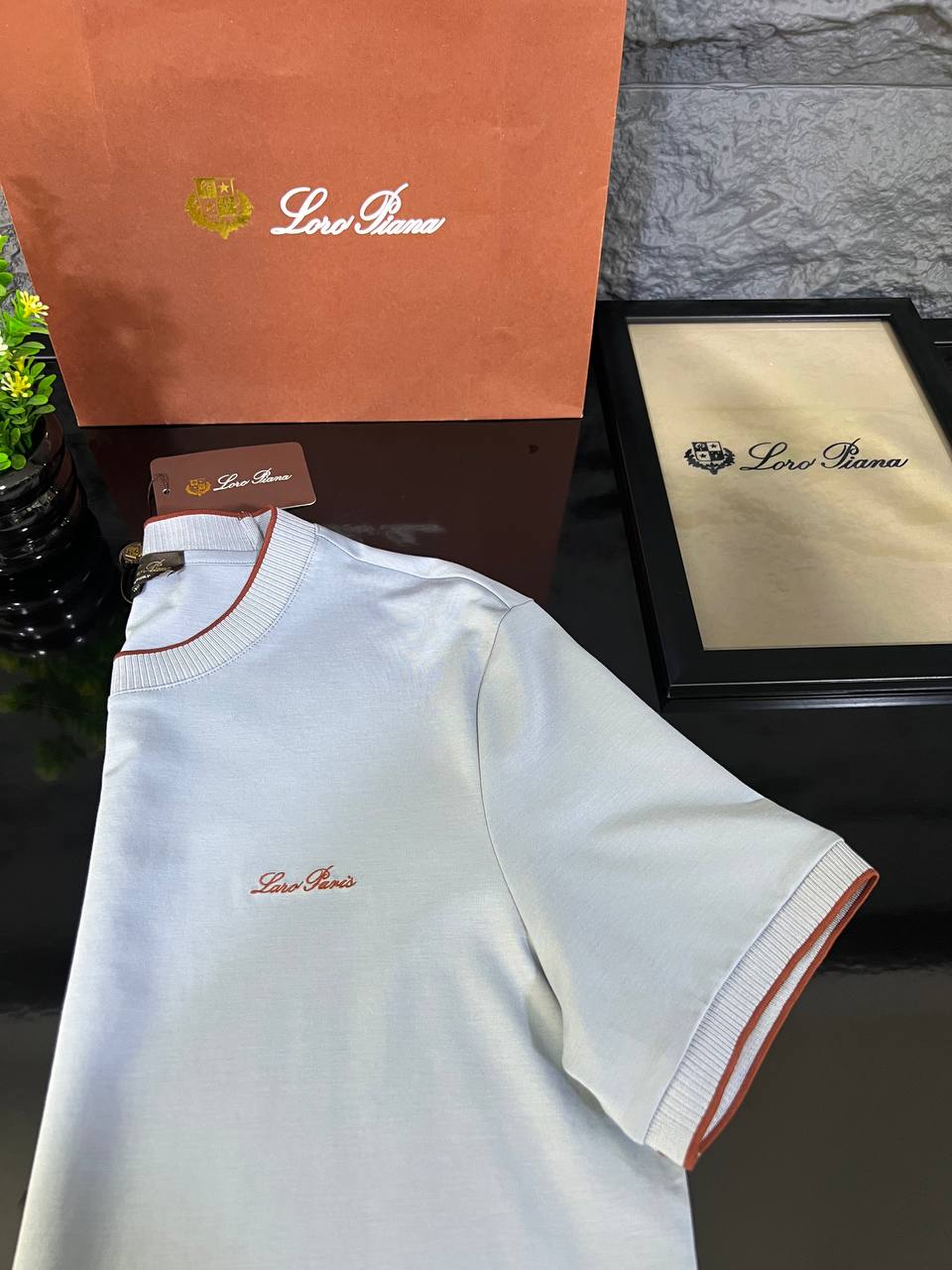 Loro Piana Baby Blue Premium T-Shirt | Timeless Luxury & Soft Comfort